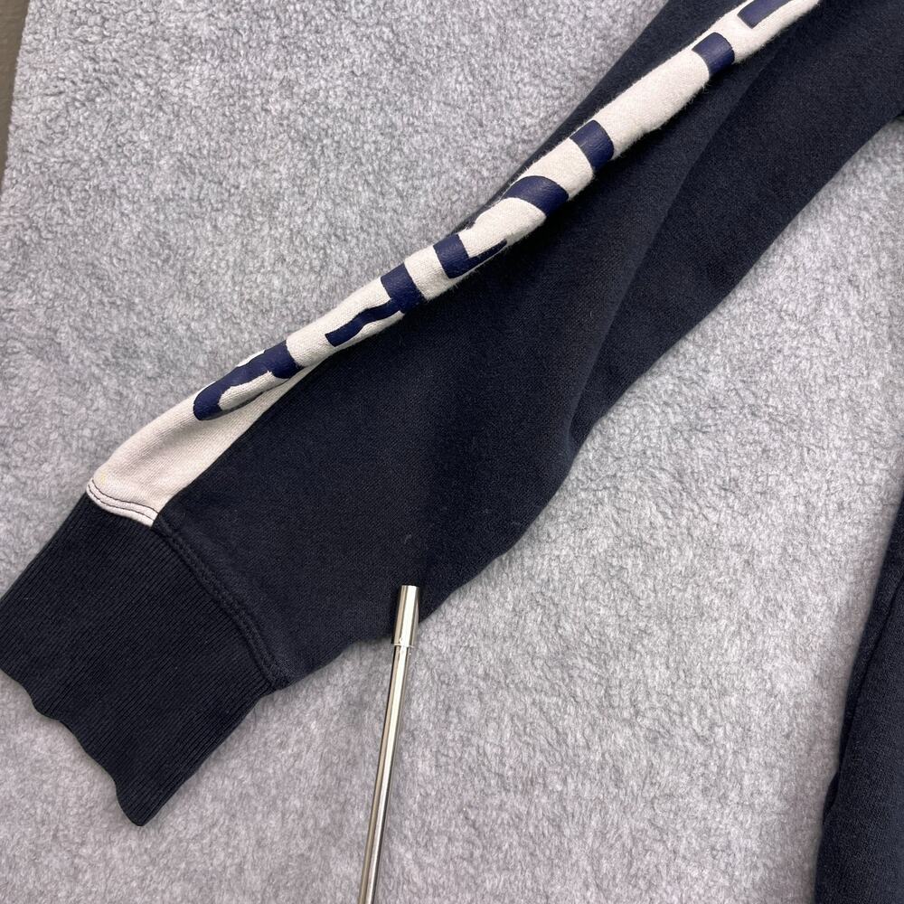 tommy hilfiger sports hoodie blue full zip sweatshirt large - Picture 10 of 10